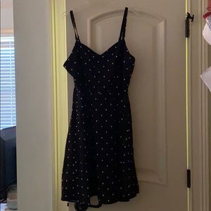 Black and white poke-dot old navy dress